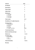 Preview for 2 page of Shoprider Torino S-778XLSBN User Manual