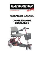 Shoprider UL7-4 Owner'S Manual preview