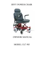 Shoprider UL7-WJ Jiffy Owner'S Manual preview