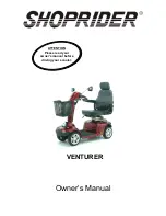 Предварительный просмотр 1 страницы Shoprider Venturer Owner'S Manual