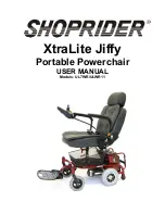 Shoprider XtraLite Jiffy UL7WR User Manual preview