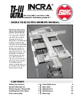 Shopsmith INCRA TS-III ULTRA Owner'S Manual предпросмотр