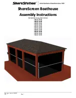 ShoreStation ShoreScreen CS270-102-7B Assembly Instructions Manual preview