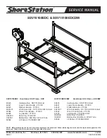 Preview for 1 page of ShoreStation SSV15100EDC Service Manual