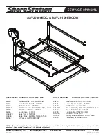 ShoreStation SSV20100EDC Service Manual preview