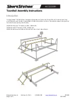 Предварительный просмотр 1 страницы ShoreStation ToonRail HA0202 Assembly Instructions