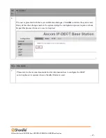 Preview for 27 page of ShoreTel Ascom IP-DECT Manual