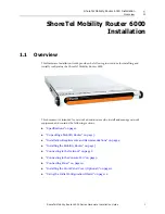 Предварительный просмотр 3 страницы ShoreTel Mobility Router 6000 Series Installation Manual