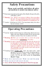 Preview for 2 page of Shortening Shuttle S-914-W Assembly, Operation And Care Manual