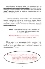 Preview for 8 page of Shortening Shuttle S-914-W Assembly, Operation And Care Manual