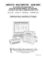 Предварительный просмотр 1 страницы Shortridge Instruments AIRDATA ADM-880C Operating Instructions Manual