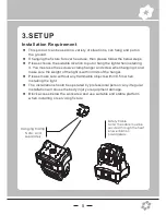 Preview for 5 page of Show Atelier DIAPro LED Battery Wash Beam IP65 User Manual