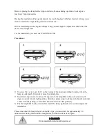 Предварительный просмотр 7 страницы Show Atelier Terbly FS300 User Manual