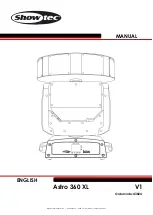 Show Tec Astro 360 XL Manual preview