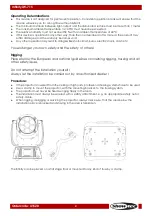 Preview for 5 page of Show Tec indiniti iw-715 Manual