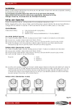 Preview for 10 page of Show Tec indiniti iw-715 Manual