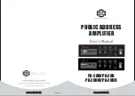 Show PA-20M User Manual preview