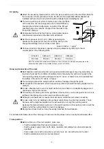 Preview for 10 page of Showa Denki CFM-H Series Operation Manual