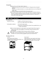 Preview for 8 page of Showa Denki Dustresa CFA-110 Operation Manual