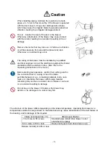 Preview for 5 page of Showa Denki MAA1050-Y005E Operating Instructions Manual