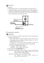 Preview for 17 page of Showa Denki Mistresa CRH Series Operation Manual