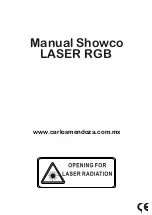 Showco Laser RGB Manual preview