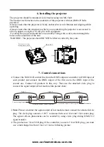 Preview for 6 page of Showco Spot 250 S Manual