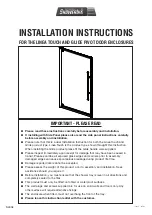 Preview for 2 page of ShowerLux LINEA GLIDE Installation Instructions Manual