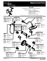 Предварительный просмотр 1 страницы ShowHouse Chrome S516 Replacement Parts List