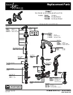 Предварительный просмотр 1 страницы ShowHouse Divine TS458 Chrome Replacement Parts