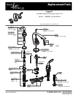 Предварительный просмотр 1 страницы ShowHouse Organic TS887BN Replacement Parts