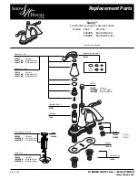 Предварительный просмотр 1 страницы ShowHouse Savvy S492BB Replacement Parts