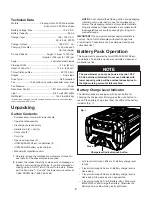 Preview for 8 page of SHOWJOE iON100V-24SB Operator'S Manual