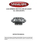 Preview for 1 page of Showlight SL-1028 Instruction Manual