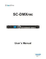 Showline SC-DMXrec User Manual предпросмотр