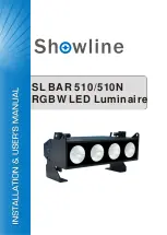 Предварительный просмотр 1 страницы Showline SL BAR 510 Installation And User Manual