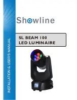Showline SL BEAM 100 User Manual preview