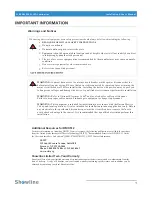 Preview for 3 page of Showline SL BEAM 500 FX Installation And User Manual