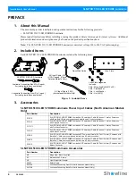 Preview for 6 page of Showline SL NITRO 510C Installation And User Manual