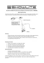 Showlite LL-3063D Instruction Manual предпросмотр