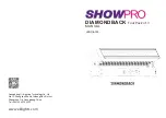 Preview for 1 page of ShowPro DIAMONDBACK LEDDIA100 Manual