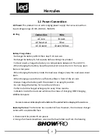 Preview for 4 page of ShowPro Hercules User Manual