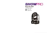 ShowPro PLUTO 800 User Manual предпросмотр