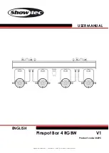 Preview for 1 page of SHOWTEC 30295 User Manual