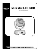 Preview for 1 page of SHOWTEC 40362 Product Manual