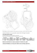 Предварительный просмотр 6 страницы SHOWTEC 42487 Manual