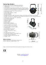 Preview for 19 page of SHOWTEC 42498 User Manual