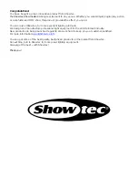 Предварительный просмотр 2 страницы SHOWTEC 50335 User Manual