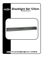 Preview for 1 page of SHOWTEC Blacklight Set 120cm User Manual