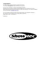 Preview for 2 page of SHOWTEC Blacklight Set 120cm User Manual